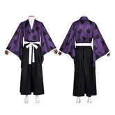 Demon Slayer Twelve Kizuki Upper Rank One Kokushibo Cosplay Costume for Halloween and Kendo - Halloweez